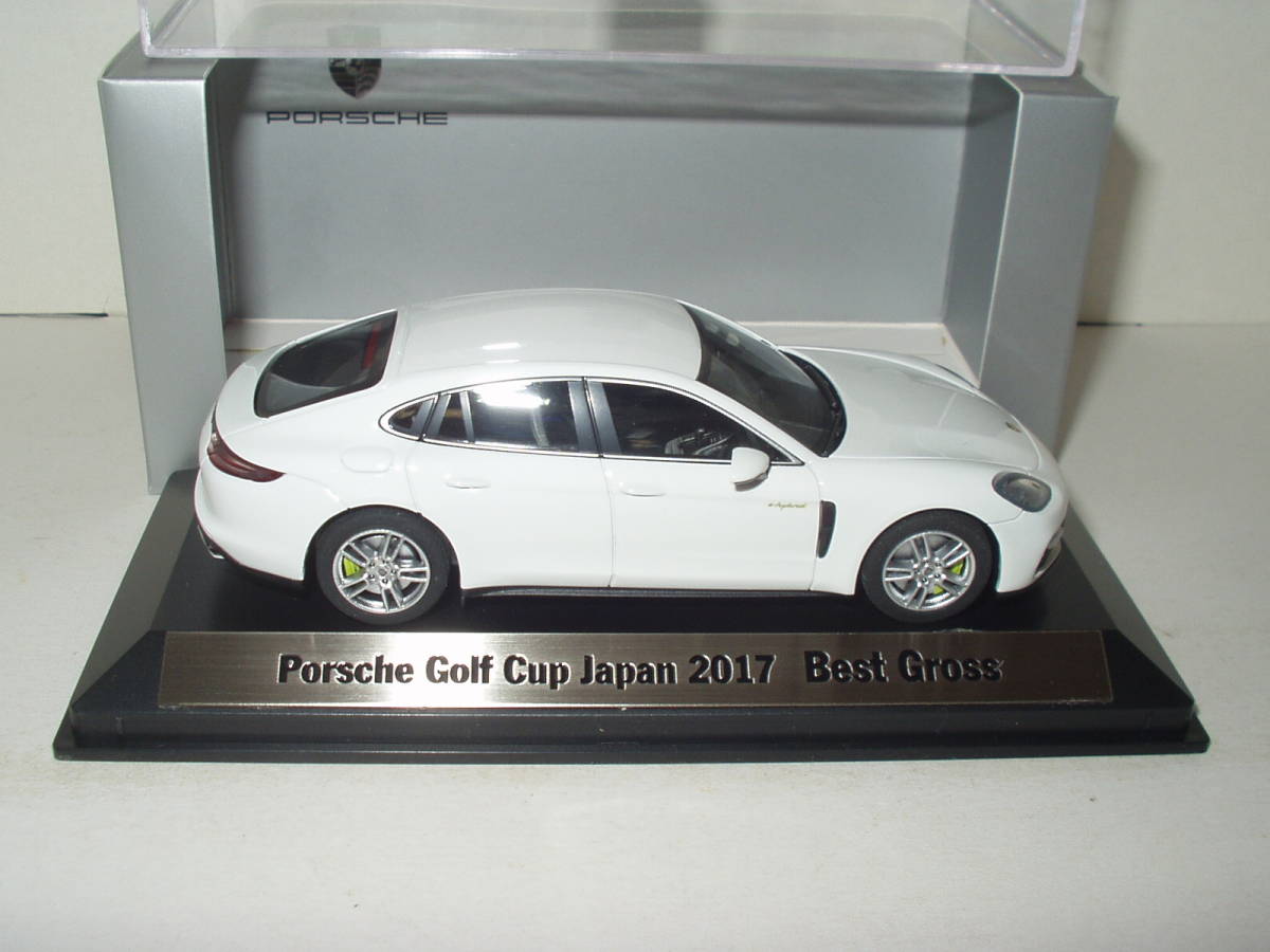 herpa Panamera 4 e-hybrid Porsche Golf Cup Japan 2017 Best Gross / ポルシェ箱ヘルパ ポルシェ パナメーラ 4 e-ハイブリッド ( 1:43 )_画像8