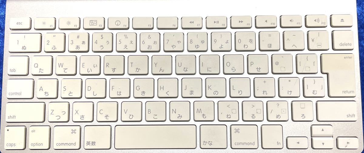 即決 Mac マック APPLE アップル 純正 Wireless Keyboard JIS ワイヤレス キーボード 日本語 A1255 キートップ バラ売り 1コ 送料100円_画像1