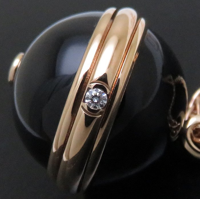ピアジェ PIAGET ポセション ネックレス オニキス ダイヤモンド K18PG