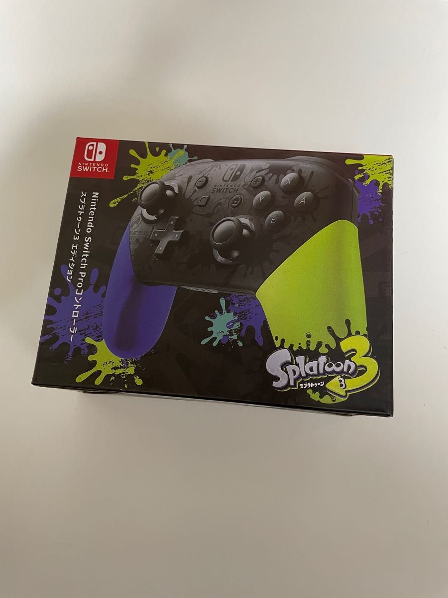 ひし型 Nintendo Switch Proコントローラー スプラトゥーン3エディシ 