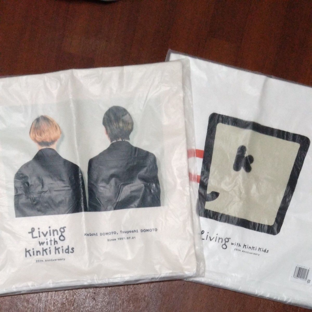 KinKi Kids 25周年 Living with KinKi Kids クッションカバー 2 KinKi Kids 25周年 Living with KinKi Kids クッションカバー 2