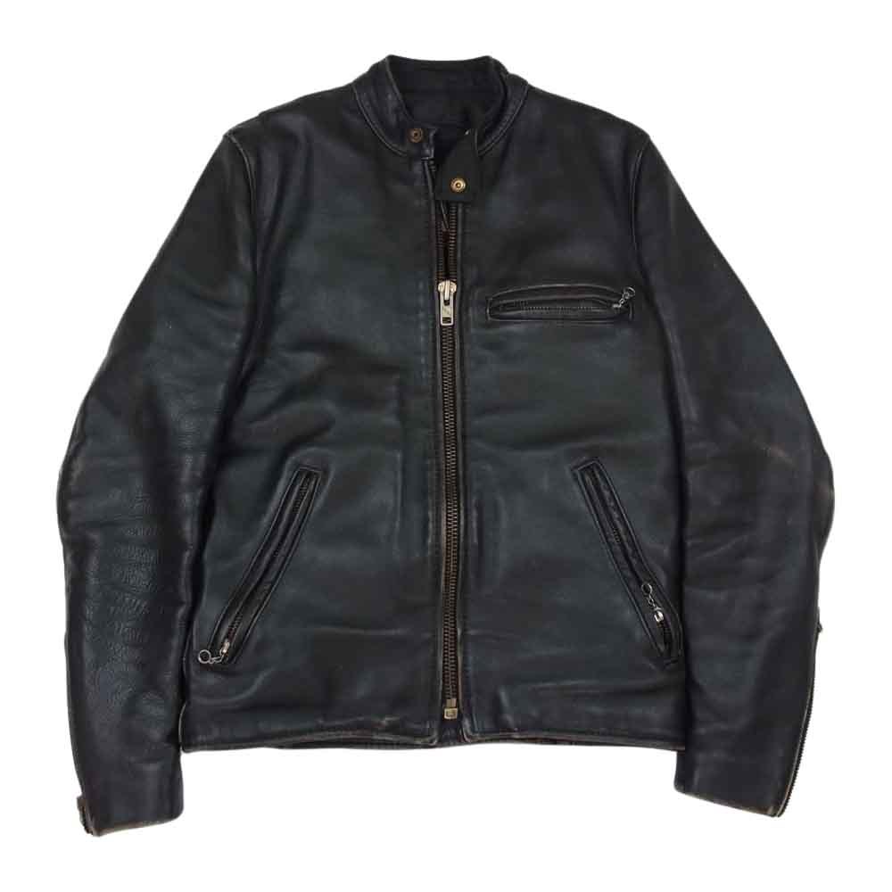 独創的 レザー シングル typeB バンソン VANSON ライダース 34【中古