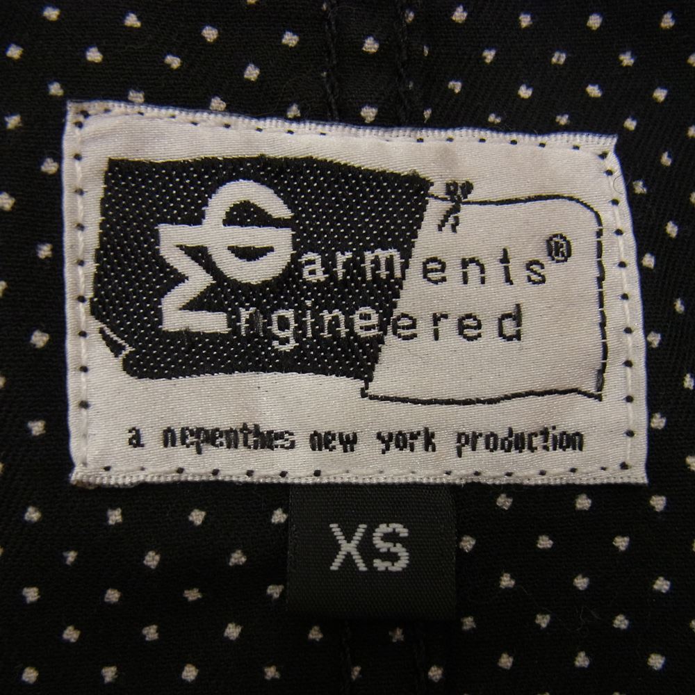 Engineered Garments エンジニアードガーメンツ ベッドフォード ジャケット ドット ブラック系 XS【中古】_画像4