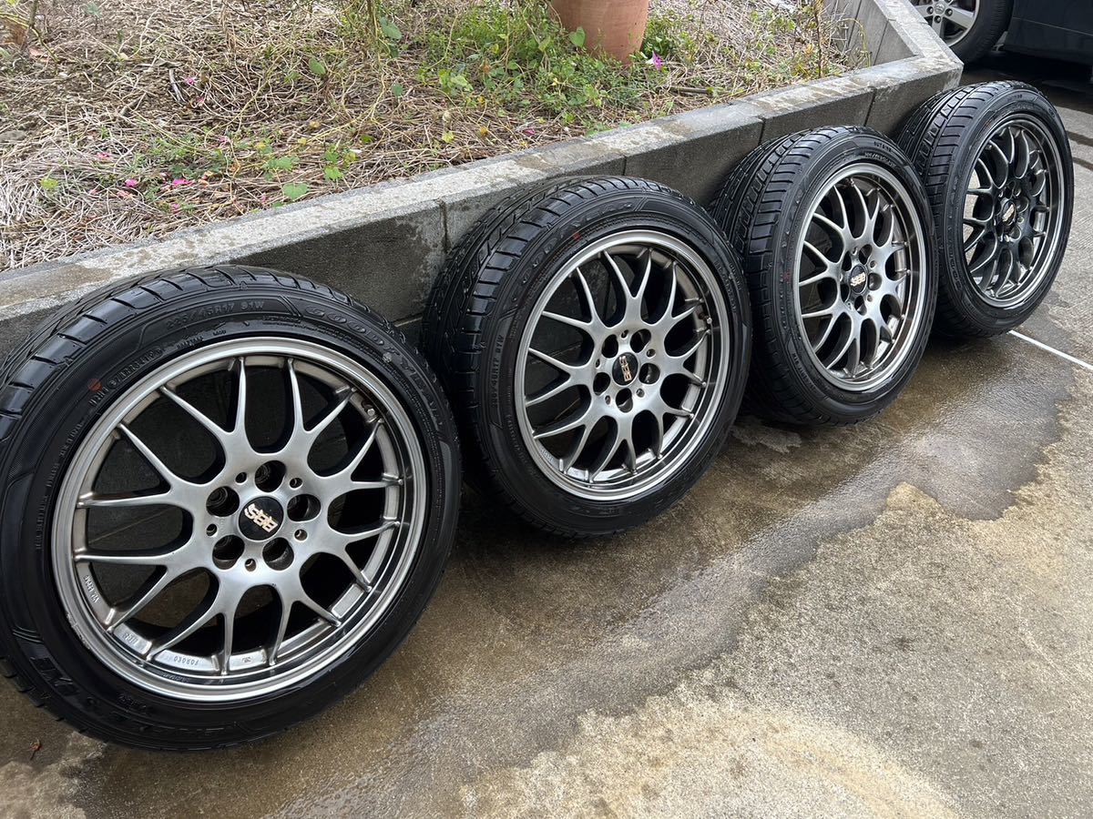 軽量 鍛造 BBS RG-R RG785 17インチ 48 5H PCD112 225/45R17