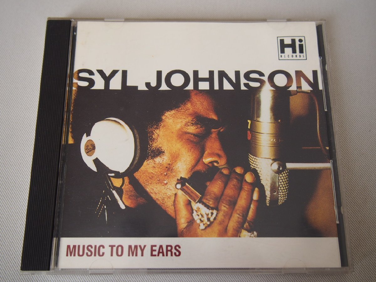 洋楽★CD★シンガー／ギタリスト／ハーピスト R&B,ブルース★SYL JOHNSON シル・ジョンスン★「MUSIC TO MY EARS」HI UK CD 117★現状渡し_画像1