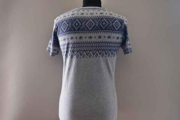  Katharine Hamnett London * short sleeves T-shirt * geometrical pattern manner *KATHARINE HAMNETT LONDON