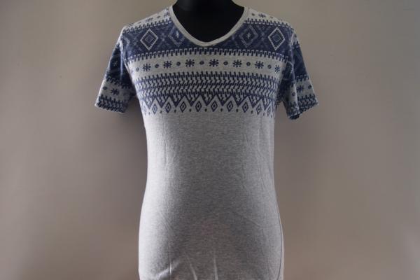  Katharine Hamnett London * short sleeves T-shirt * geometrical pattern manner *KATHARINE HAMNETT LONDON