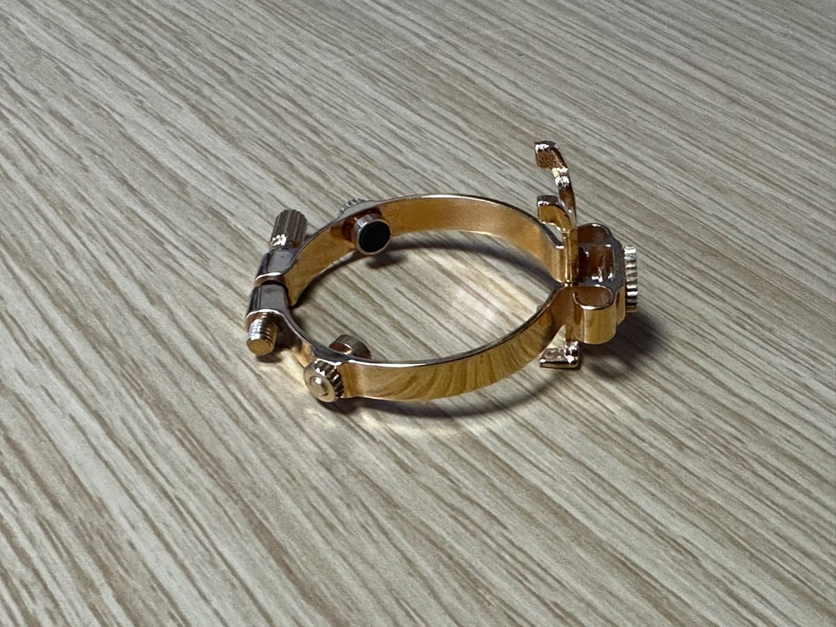 JLV バリトンサックス リガチャー ラバーマウスピース ゴールド JLV バリトンサックス リガチャー ラバーマウスピース ゴールド