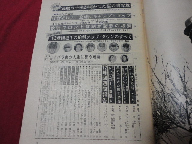 【プロ野球】週刊ベースボール 　昭和47年1月31日号_画像2