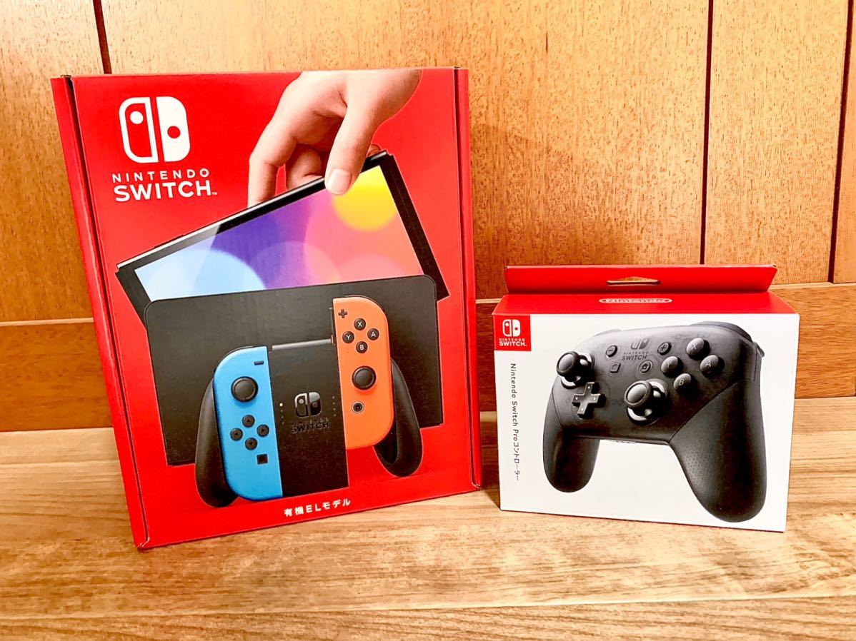 ニンテンドースイッチ 有機EL NINTENDO SWITCH 本体 プロコン ネオン