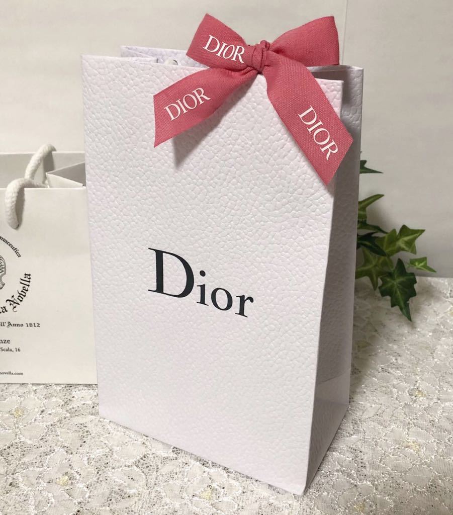 クリスチャン・ディオール「Christian Dior」ショッパー 小物箱用サイズ (1379) 正規品 付属品 紙袋 ショップ袋 ブランド紙袋 他2枚おまけ