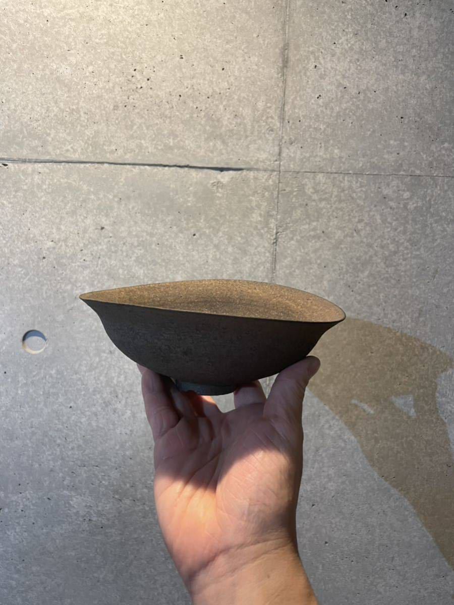 y鉢 冨部咲喜子 作家鉢 18cm invisible ink raw life factory y鉢 冨部咲喜子 作家鉢 18cm invisible ink raw life factory