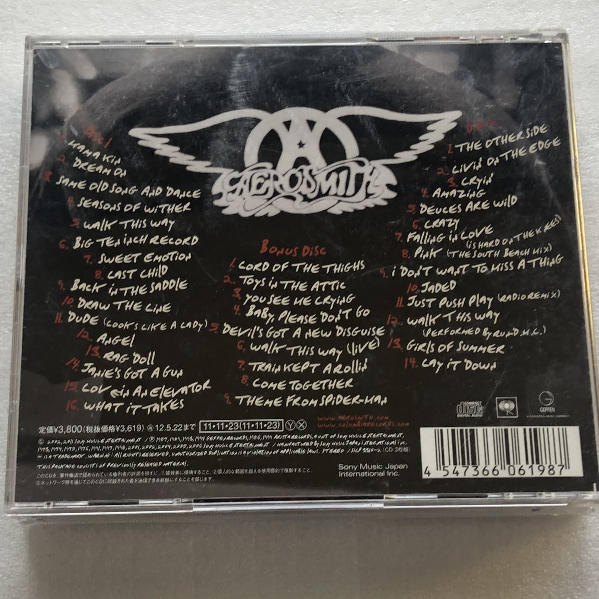 中古CD Aerosmith エアロスミス/The Essential Best盤 米国産HR/HM,ハードロック系_画像2