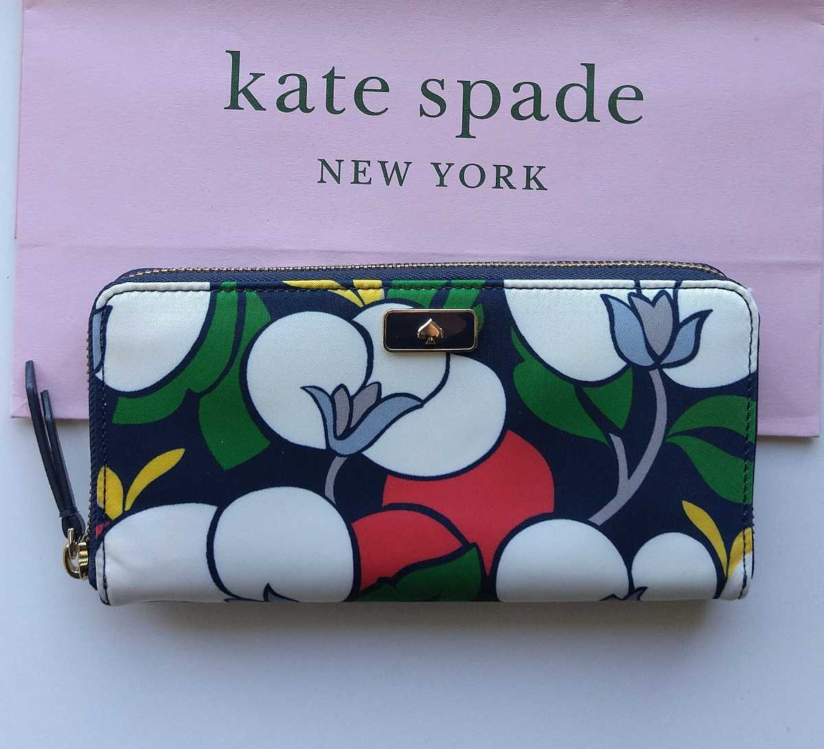 超歓迎 【新品】kate spade 長財布 ラウンドジップ コンチネンタル ...