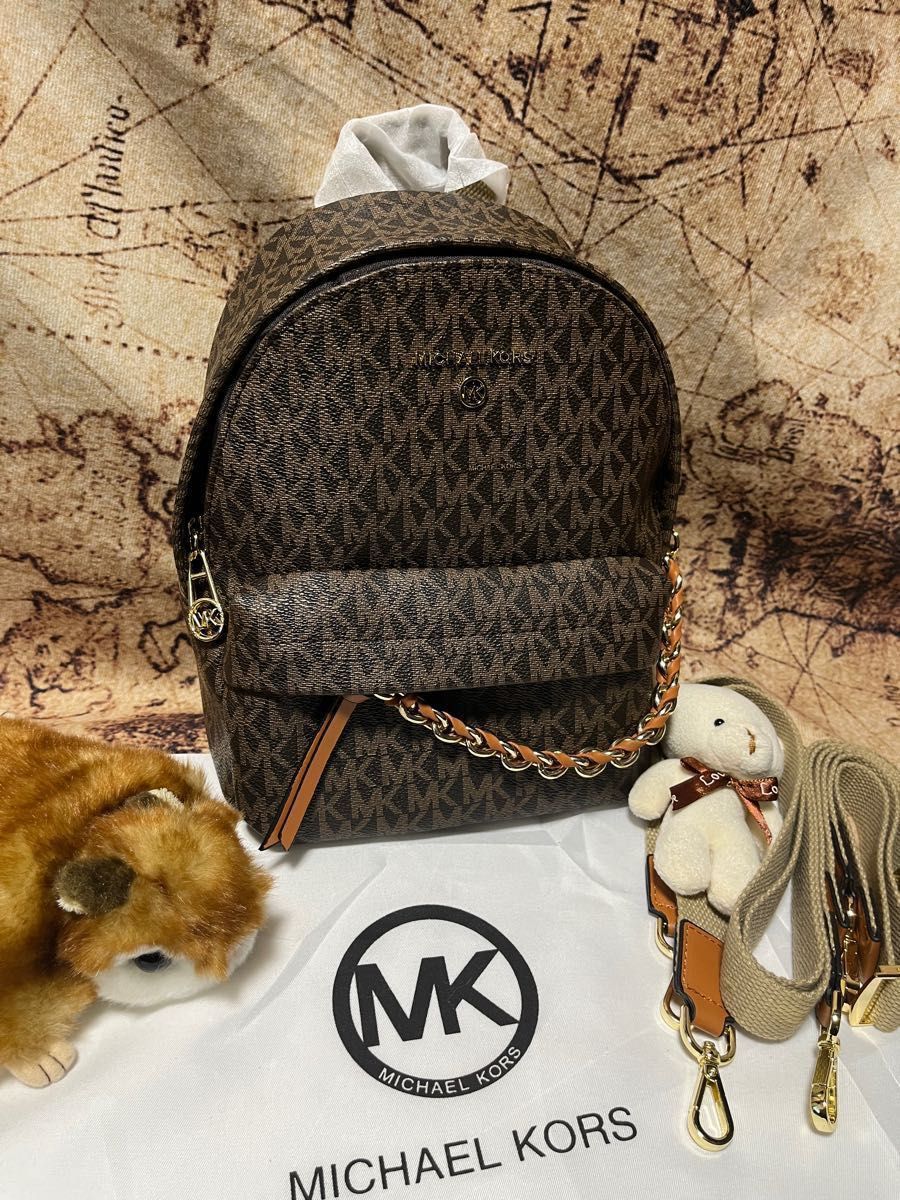 新品 マイケルコース Michael Kors リュック スモール スレイター