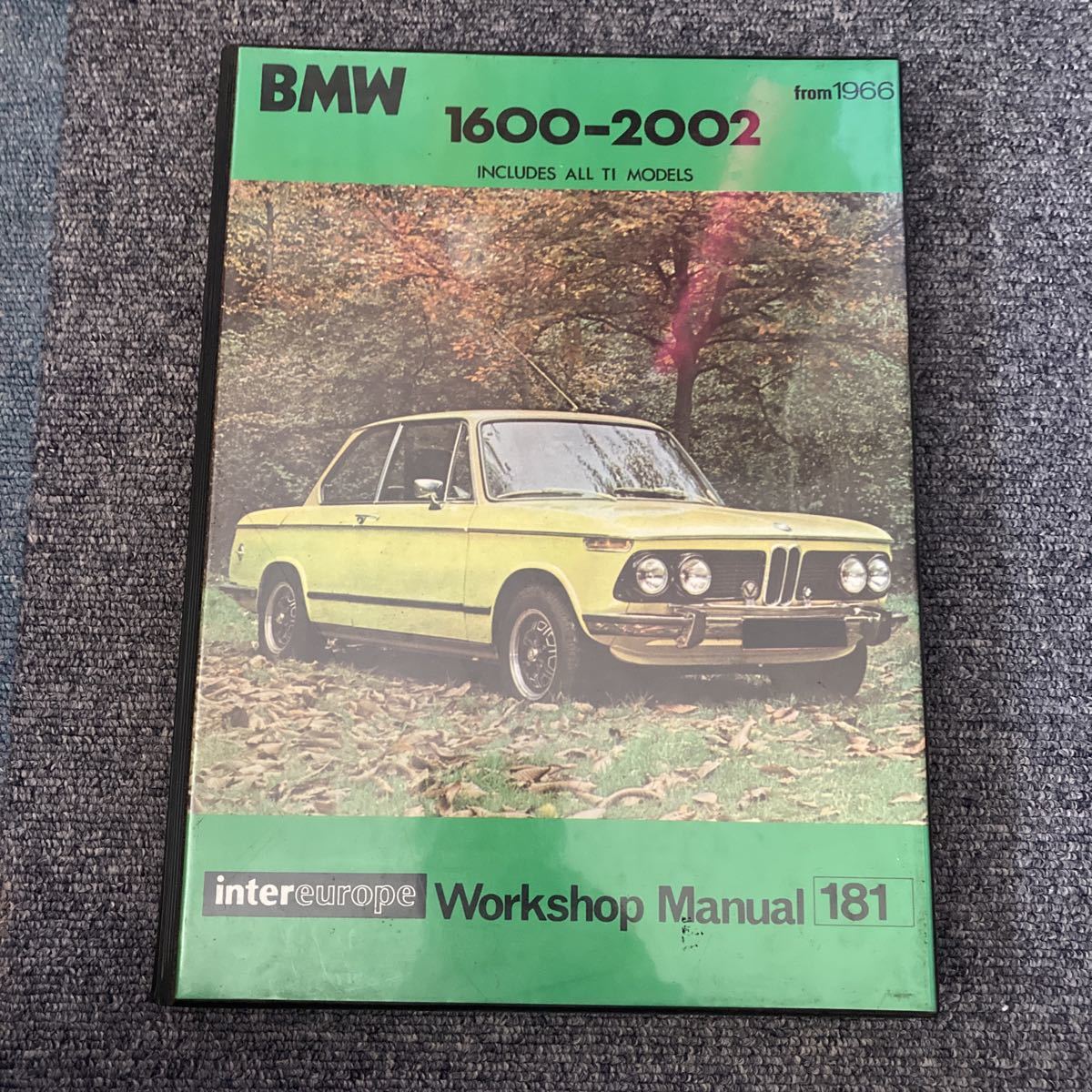 洋書 古本BMW 1600-2002 workshop manual 181の画像1