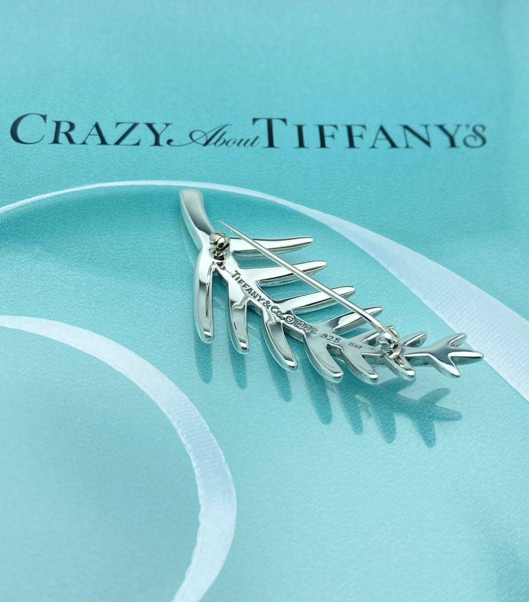 Tiffany& Co. ティファニー リーフモチーフ ブローチ SV