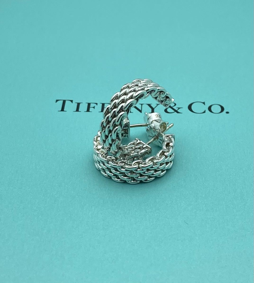 Tiffany＆Co. ティファニー サマセット フープピアス SV925 腕時計