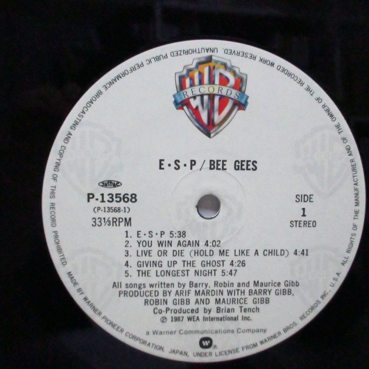 BEE GEES-E.S.P (Japan Orig.LP)_画像3