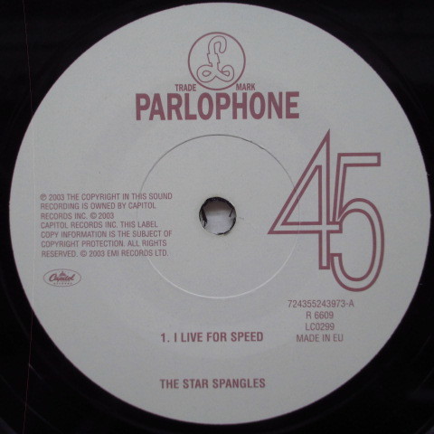 STAR SPANGLES, THE-I Love For Speed (UK Orig.7)_画像3