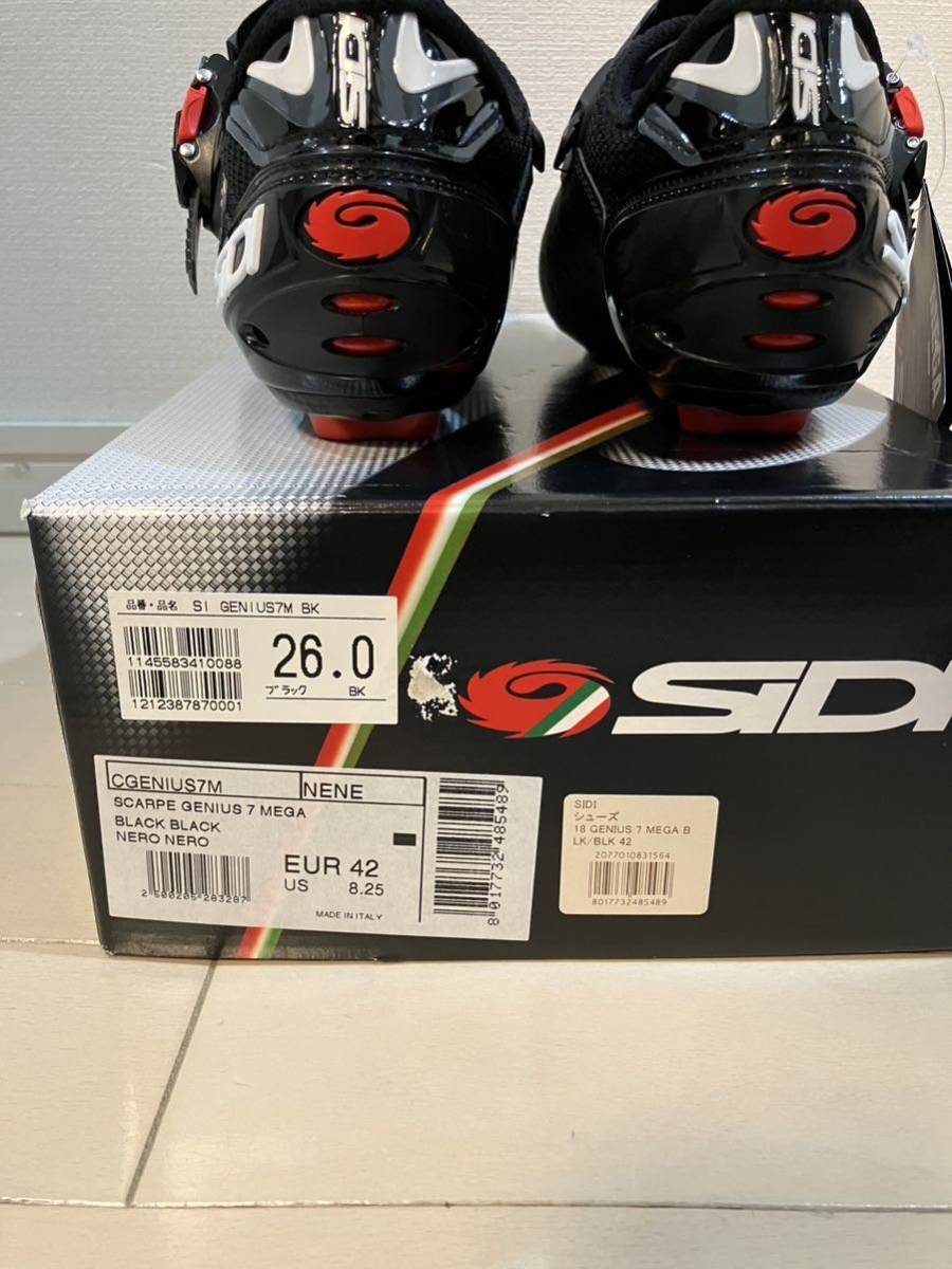 全てのアイテム SIDI GENIUS 7 MEGA black 26.0 tessiturasdenos.com.br