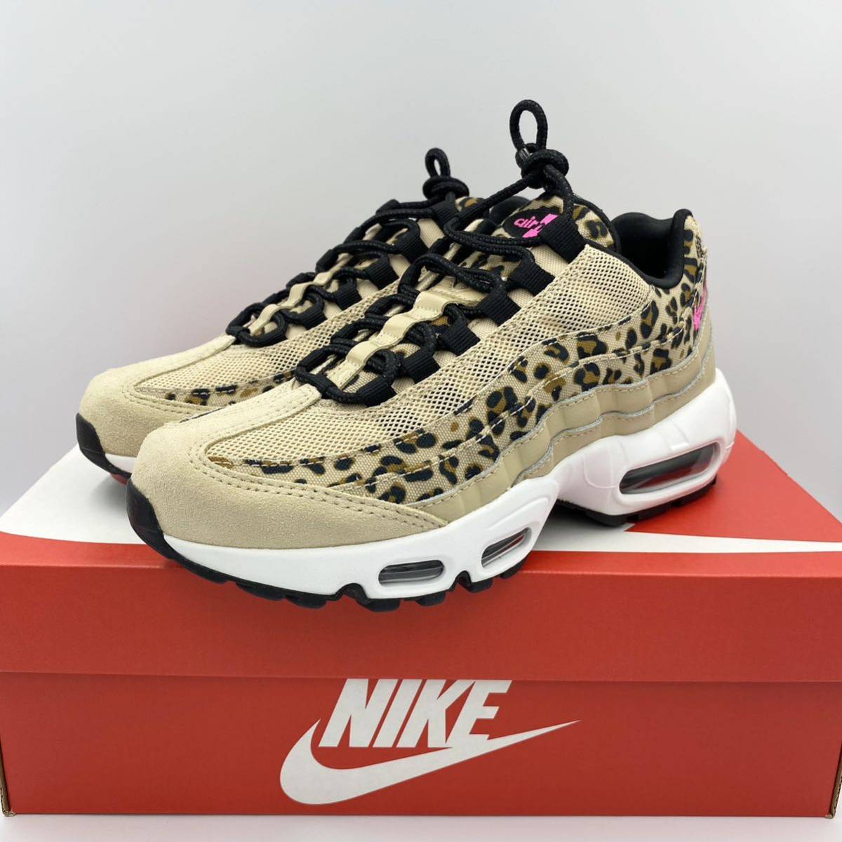 【新品 希少！ 24cm 】NIKE WMNS AIR MAX 95 PRM エアマックス 95 ナイキ レオパード ウィメンズ レディ アニマル スニーカー CD0180-200_画像9