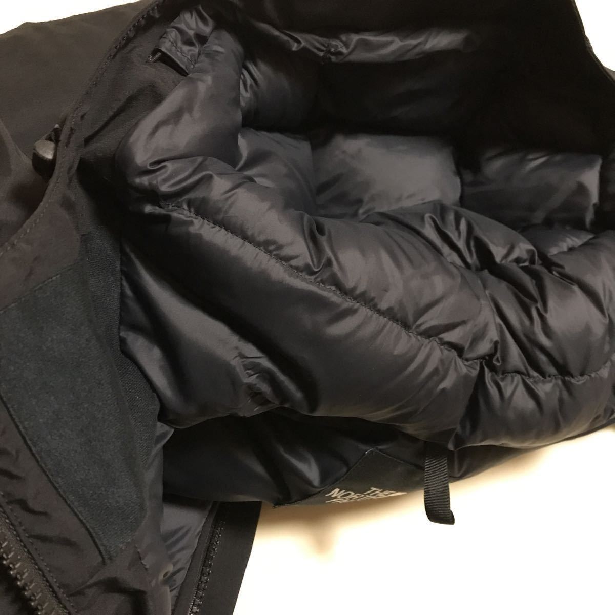 ノースフェイス マウンテンダウンジャケット THE NORTH FACE MOUNTAIN DOWN JACKET BLACK S GORE-TEX_画像7