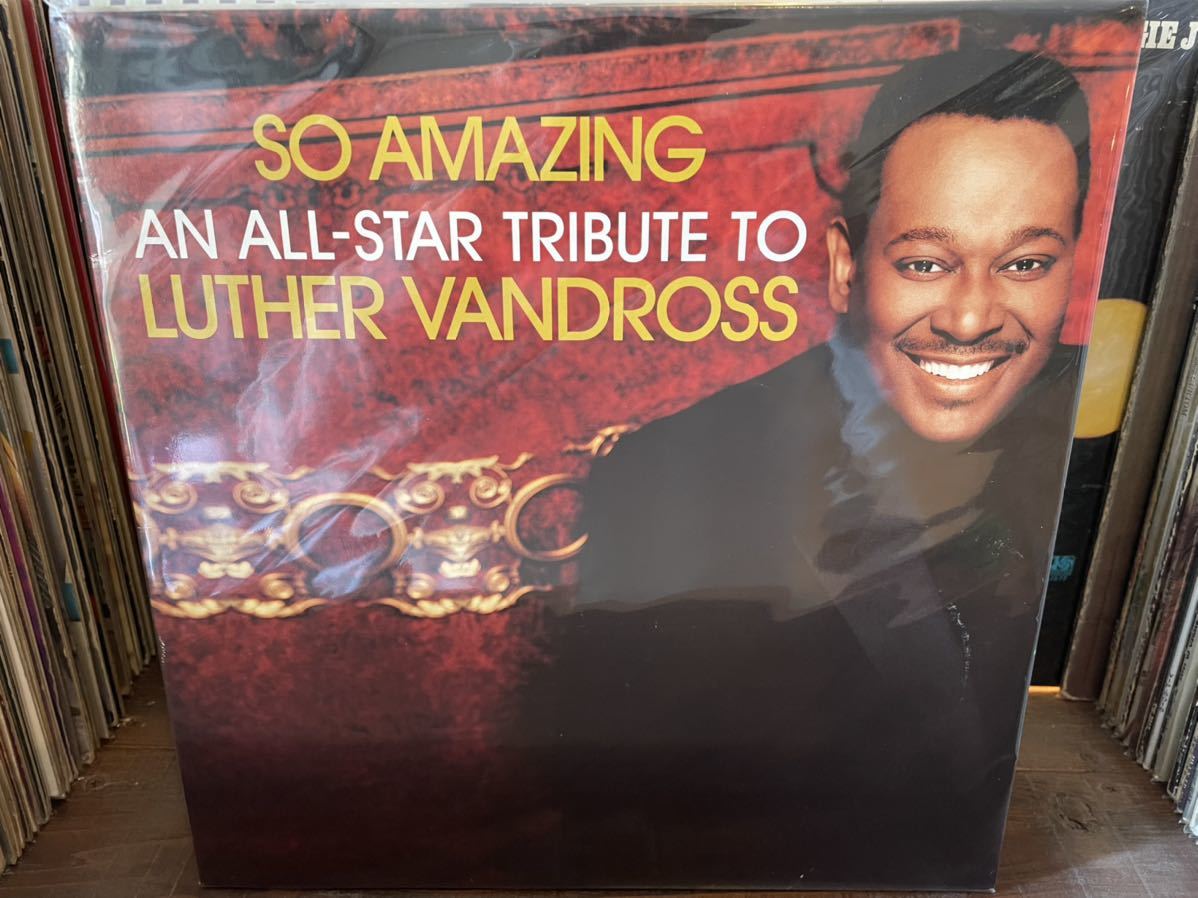 LUTHER VANDROSS SO AMAZING AN ALL-STAR TRIBUTE TO LUTHER VANDROSS LP US ORIGINAL PRESS!!
