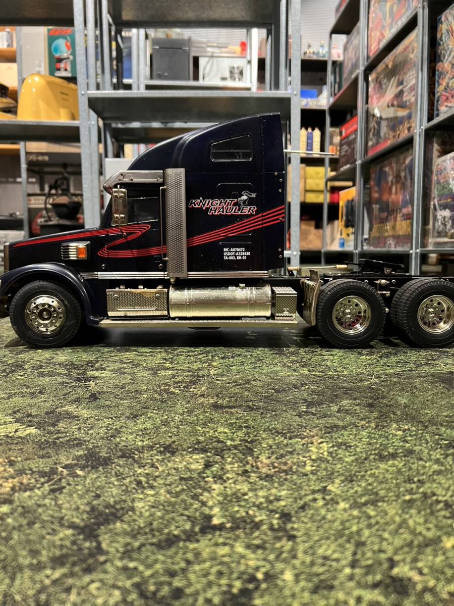 【UE0102】1円スタート ジャンク品 TAMIYA RC トレーラーヘッド ナイトハウラー 1/14 SCALE RADIO CONTROL TRACTOR TRUCK KNIGHT HAULER