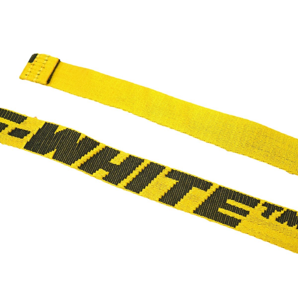 ◆新品◆Off-White◆アクセントに最適 インダストリアル ベルト テープロゴ INDUSTRIAL BELT イエロー◆オフホワイト ヴァージル アブロー_画像3