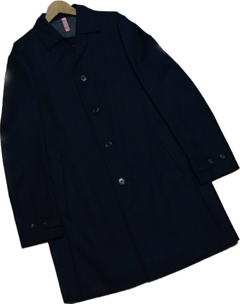 2022人気特価 美品*blu ブルーエグリージオ*紺系*メンズ*ウール100%*3釦*クリーニング済*ステンカラーコート*通勤*カジュアル*3L*秋冬 grigio e ステンカラーコート 2022人気特価 美品*blu ブルーエグリージオ*紺系*メンズ*ウール100%*3釦*クリーニング済*ステンカラーコート*通勤*カジュアル*3L*秋冬 grigio e ステンカラーコート