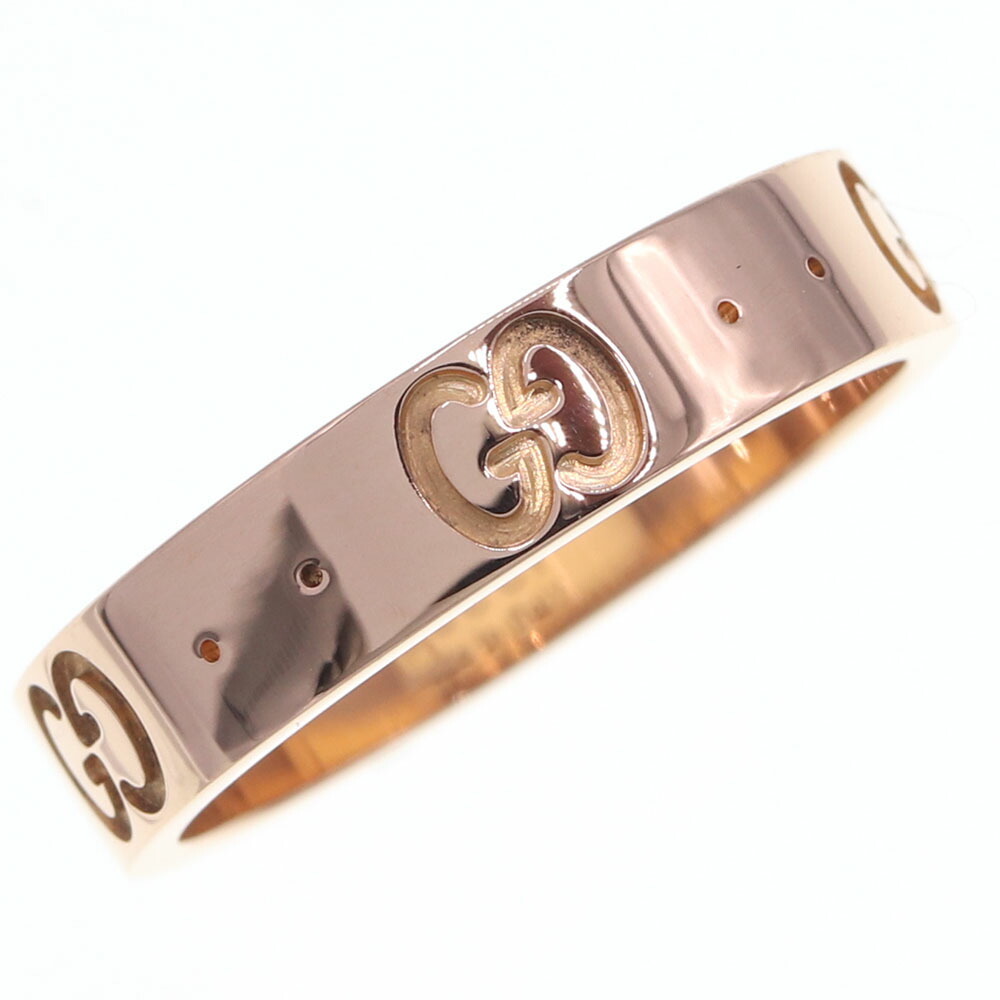 Gucci Ring Icon 152045 PG Pink Gold Size 10 9,5 Используемые кольцевые аксессуары GG Gucci