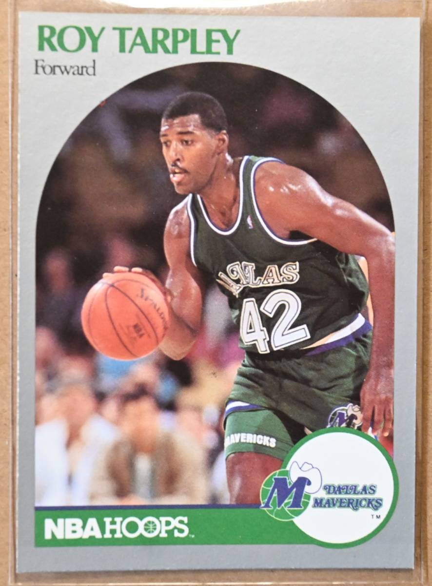 ROY TARPLEY (ロイ・タープリー) 1990 NBA HOOPS トレーディングカード 【90s Dallas Mavericks ダラスマーベリックス】_画像1