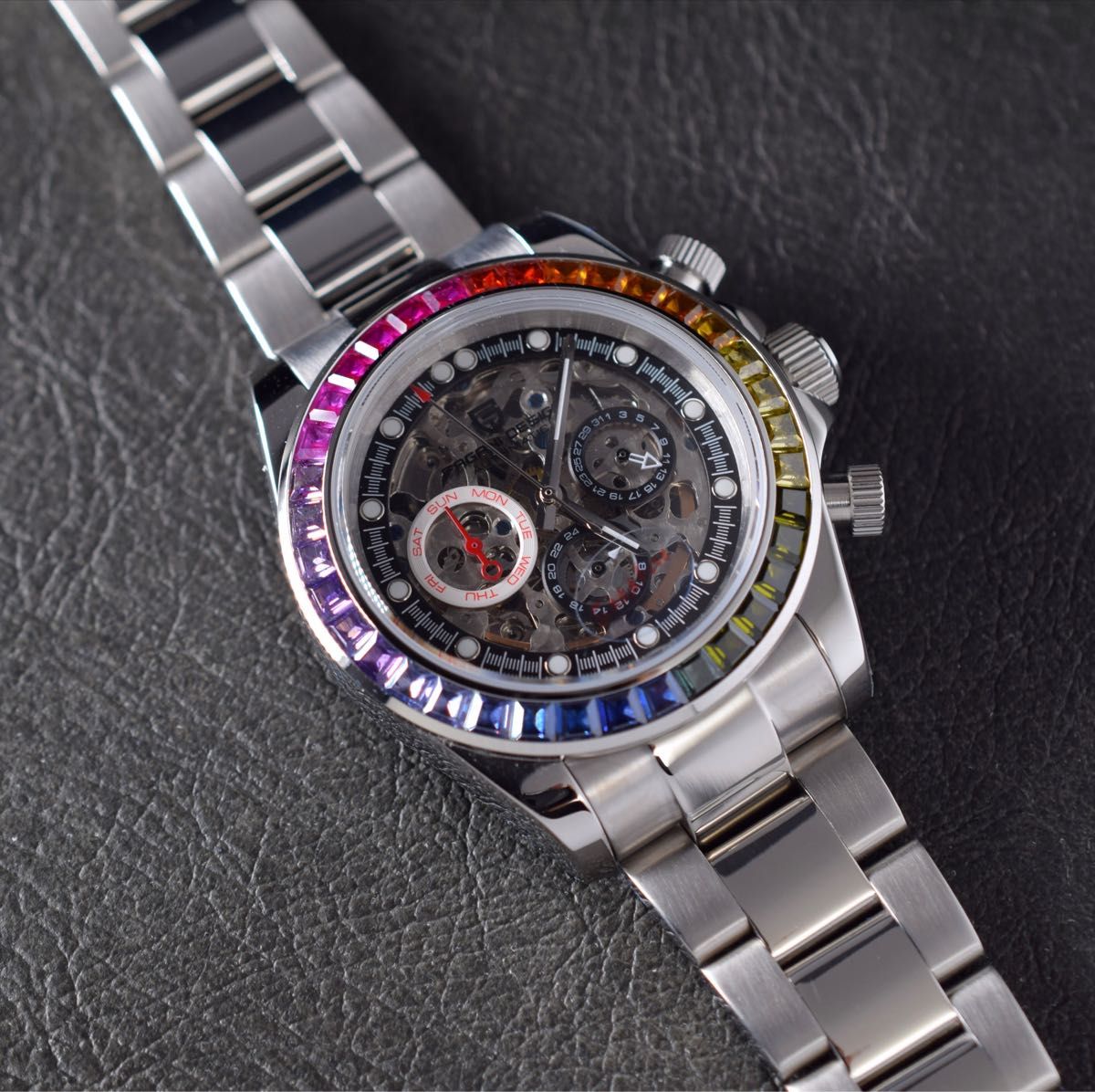 PAGANI DESIGN メンズ 腕時計 高級 ステンレス 機械式 デイトナ レインボー ROLEX ロレックス オマージュ|Yahoo!フリマ(旧PayPayフリマ) PAGANI DESIGN メンズ 腕時計 高級 ステンレス 機械式 デイトナ レインボー ROLEX ロレックス オマージュ|Yahoo!フリマ(旧PayPayフリマ)