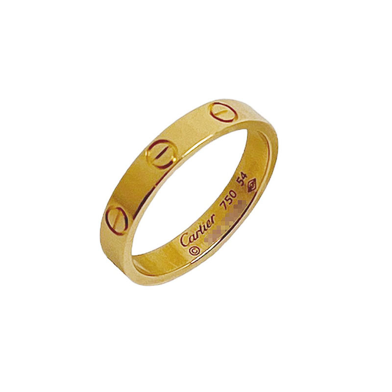 在庫処分】 カルティエ Cartier ミニラブリング #54 K18ピンクゴールド