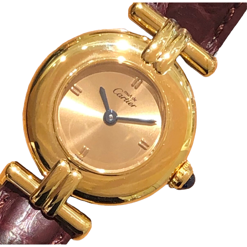 カルティエ Cartier マストコリゼ ヴェルメイユ W1008554 ゴールド 腕時計 レディース 中古