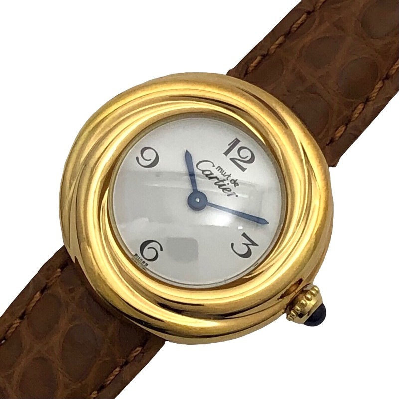 公式 カルティエ 中古 レディース 腕時計 クオーツ W1010844 ヴェルメイユ マストトリニティ Cartier その他