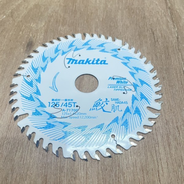  prompt decision! Makita for carpenter Tipsaw [.. premium white ] 125 millimeter 45P 10 sheets new goods tax included including carriage 
