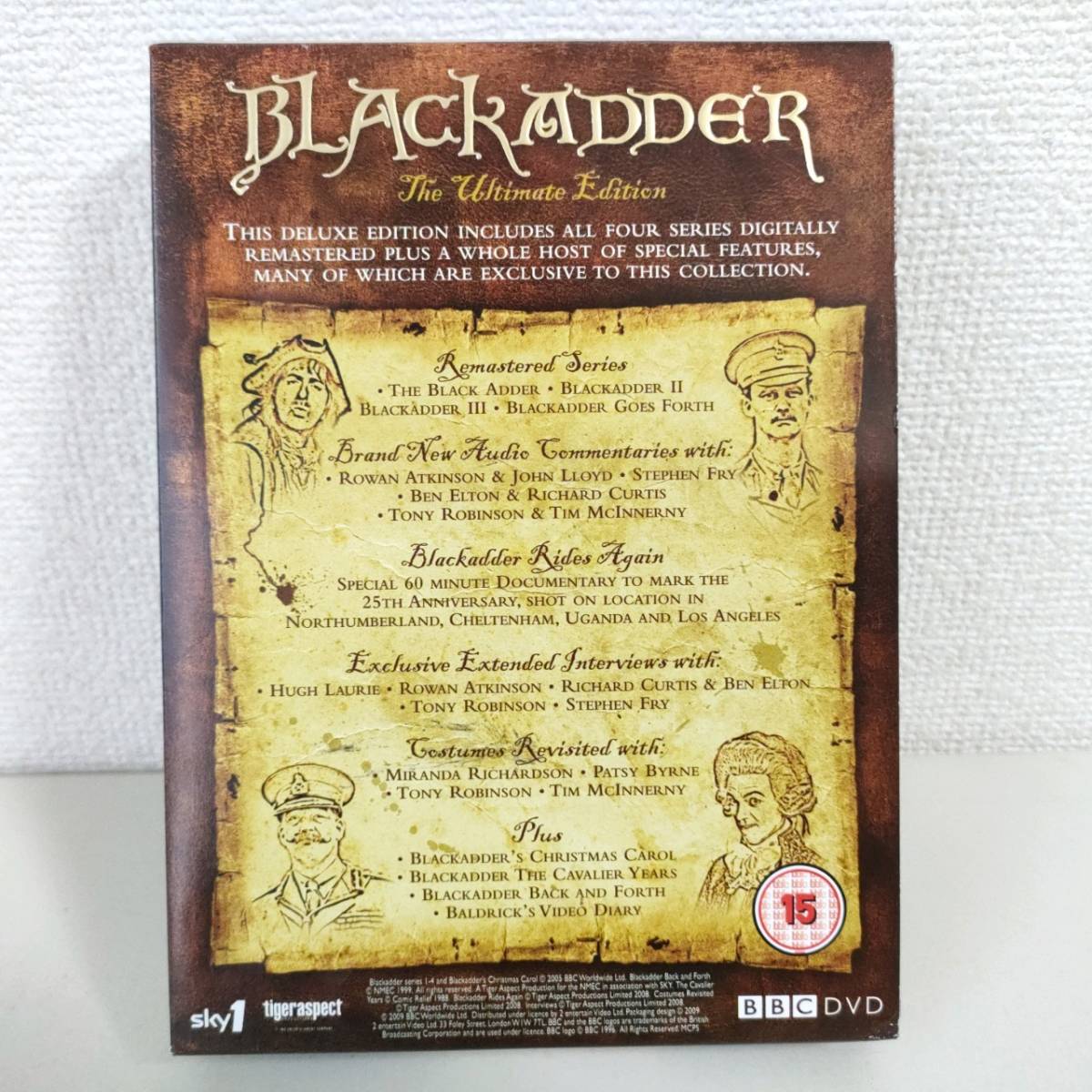 A070 英語DVD Black adder Remastered The Ultimate Edition Box Set DVD EXCLUSIVE EXTRAS BBC_画像3