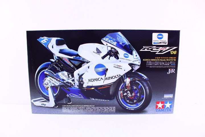 ●【未使用】TAMIYA タミヤ RC211V ’06 1/12オートバイシリーズNO.107 コニカミノルタ ホンダ【10796708】_画像1