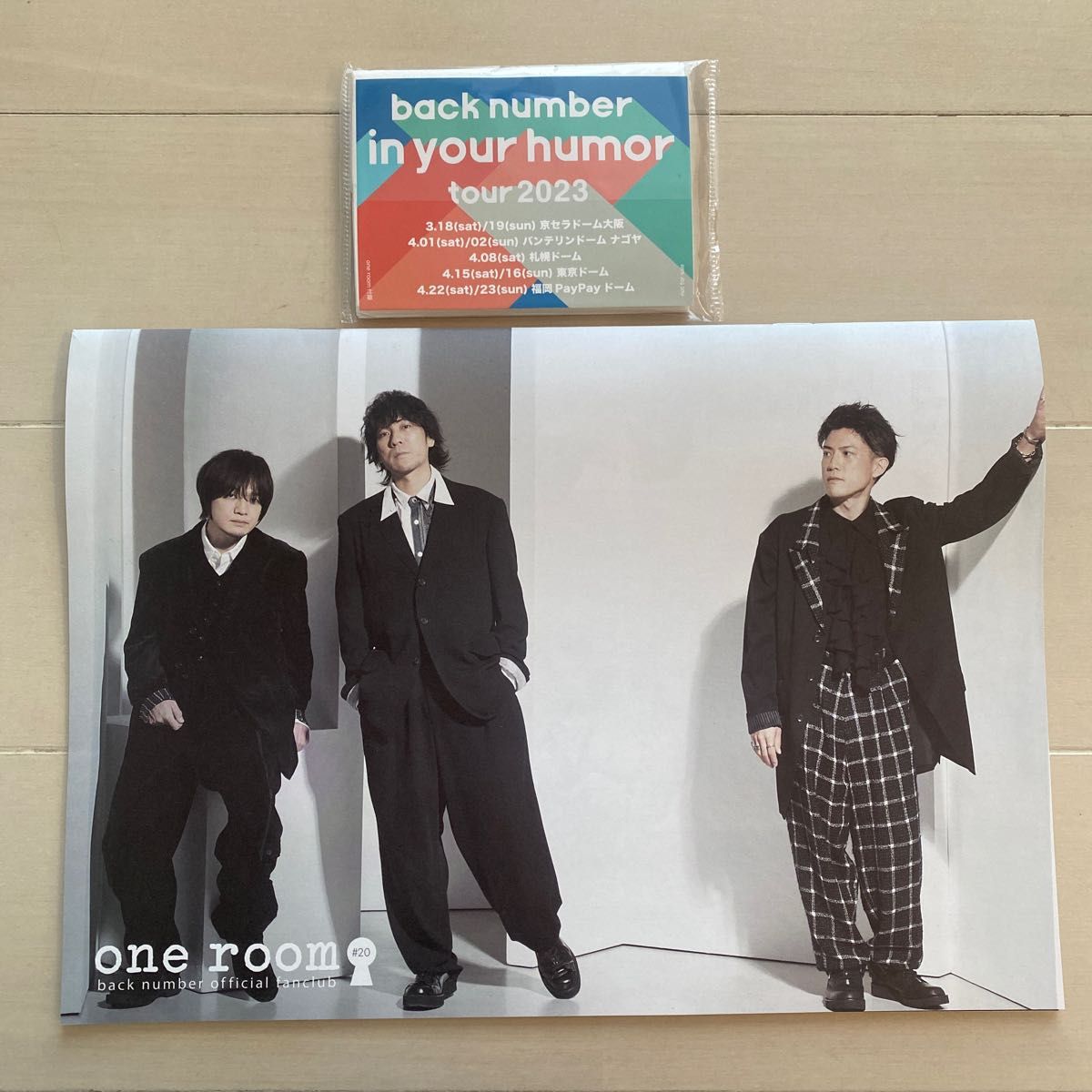 backnumber ファンクラブ one room会報誌#20