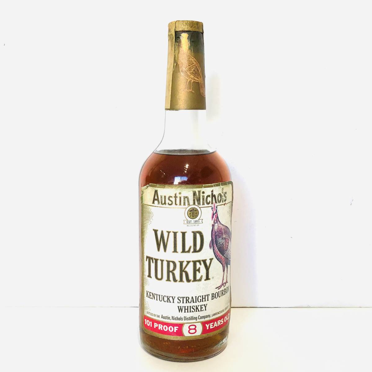 未開栓 古酒 WILD TURKEY ワイルドターキー 8年 旧ボトル 紙封