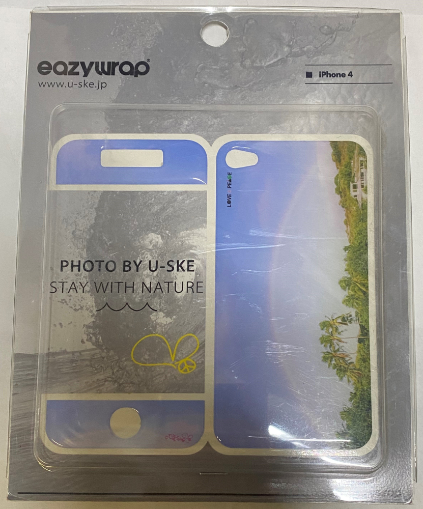 (タイムセール)U-ske iPhone4 SEAL　EASY WRAP　アイフォン4シール/8　fish 坂口憲二 スプラウト shelter代用 使い方 頻度環境 おすすめ 