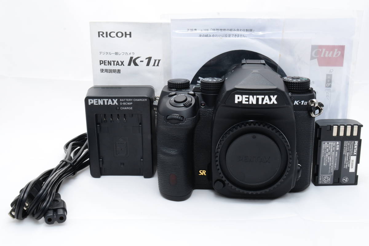 ★極上品★　ペンタックス　PENTAX K-1 Mark II ボディ ブラック フルサイズデジタル一眼レフカメラ 15996