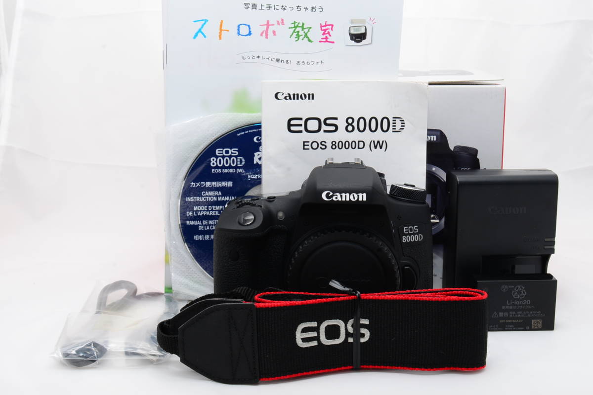シャッター回数僅か527★ キャノン Canon デジタル一眼レフカメラ EOS 8000D ボディ 2420万画素 EOS8000D