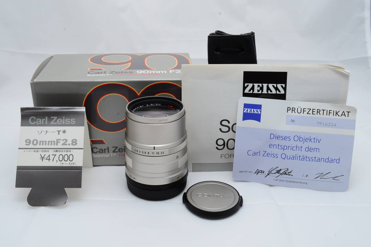 コンタックス CONTAX G1 Sonnar 90mm f/2.8 動作品 【2022秋冬新作