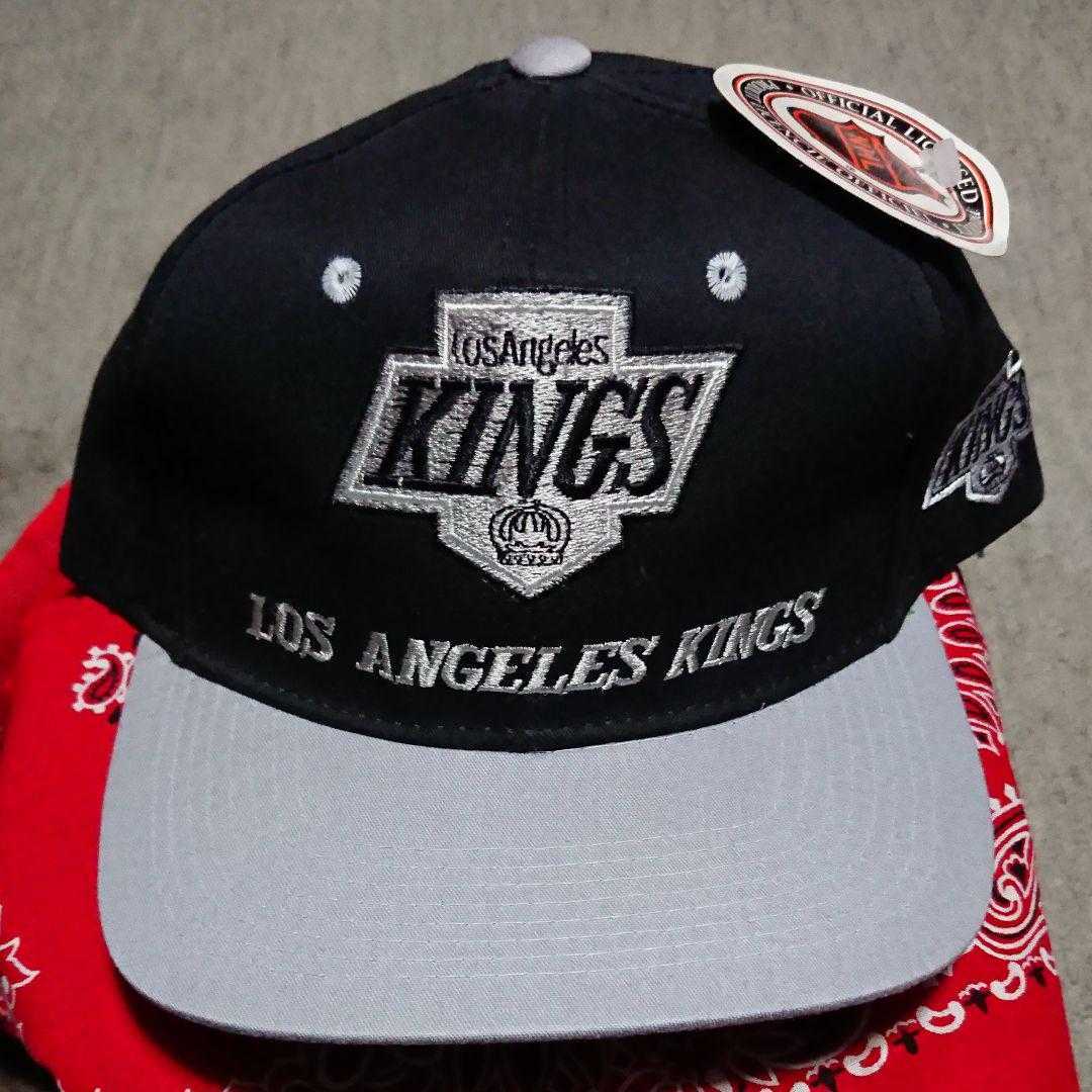 90s LOS ANGELES LA KINGS 新品 ロサンゼルス キングス キャップ レイダース ドジャース レイカーズ NWA チカーノ FB COUNTY ヴィンテージ