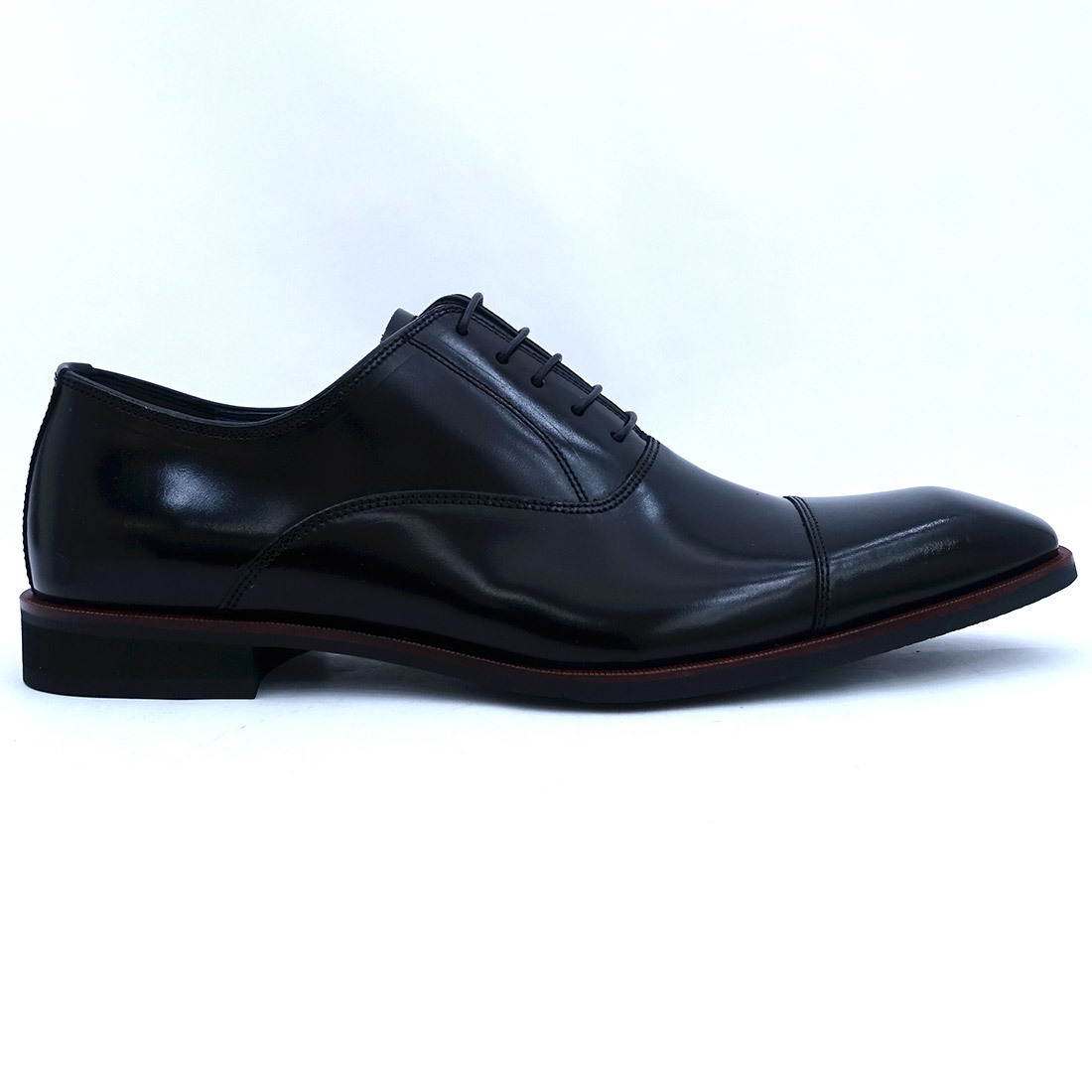 ▲Yumi Sienne ユミジェンヌ YS8035 ビジネスシューズ ストレートチップ 本革 メンズ 革靴 ブラック Black 黒 24.5cm (0910010661-bk-s245)_画像2