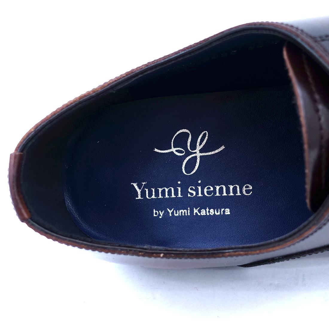 ▲Yumi Sienne ユミジェンヌ YS8035 ビジネスシューズ ストレートチップ 本革 メンズ 革靴 ブラック Black 黒 24.5cm (0910010661-bk-s245)_画像9