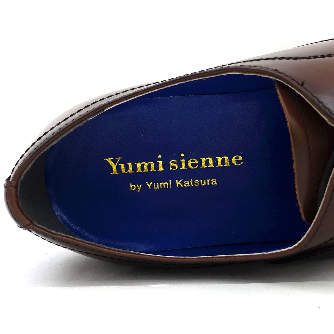 ▲Yumi Sienne ユミジェンヌ YS8305 ビジネスシューズ ストレートチップ 本革 メンズ 革靴 ブラウン Brown 茶 25.0cm (0910010666-br-s250)_画像9